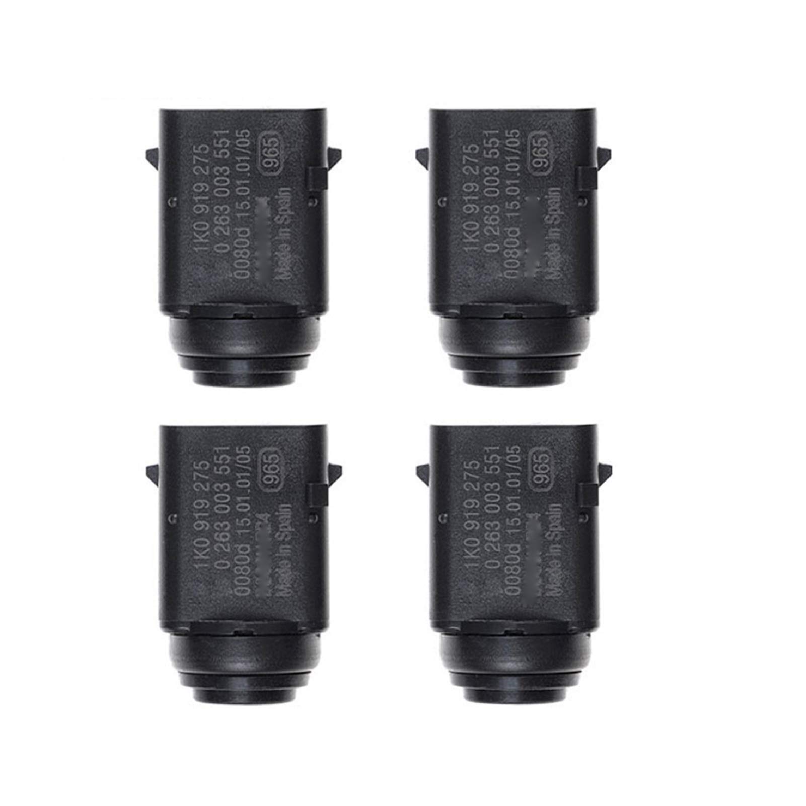 Capteur de stationnement PDC 4 pièces, for VW, for Seat, for Skoda, Touareg 1K0919275 95560627502 Capteur d'aide au stationnement
