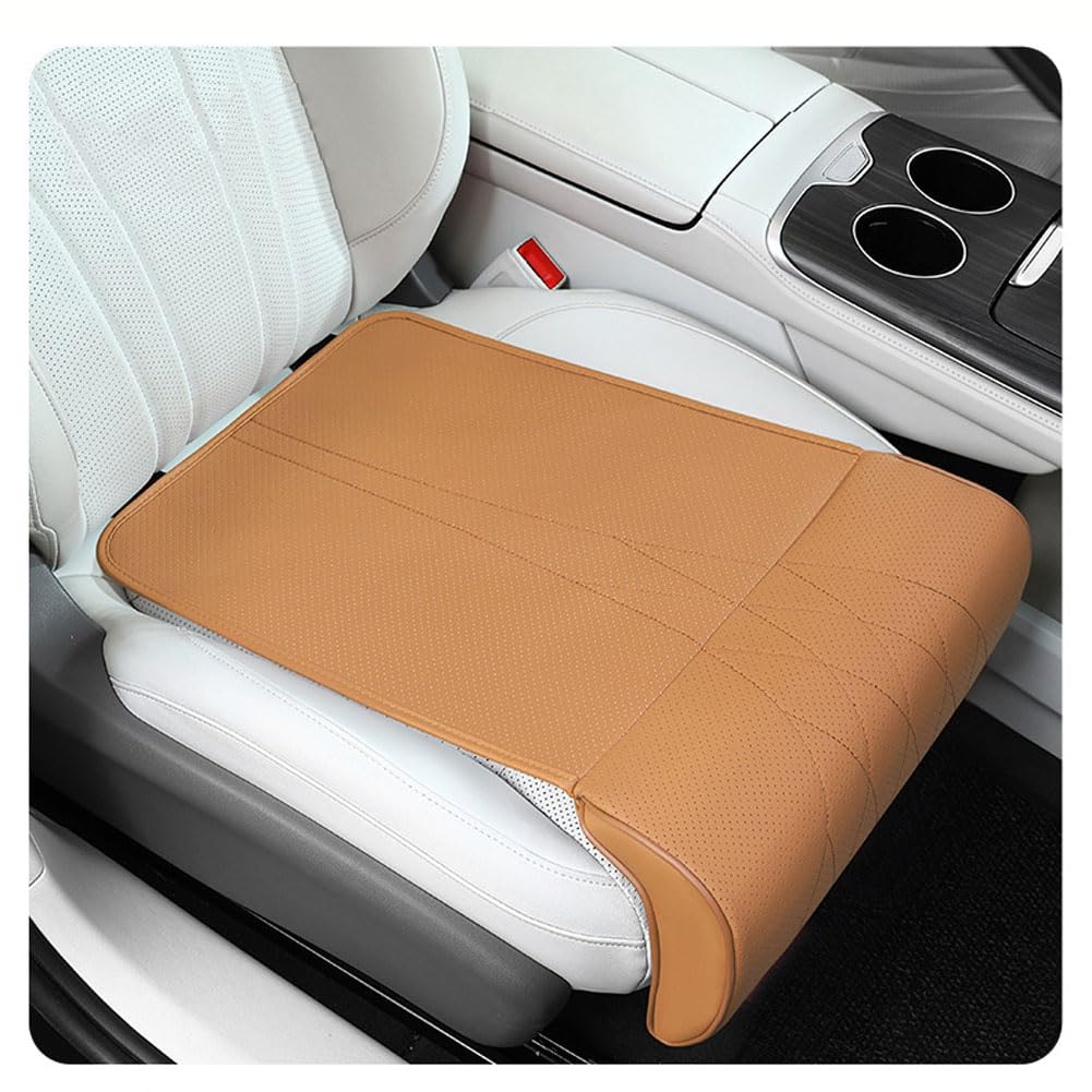 YMYQF Car Seat Extender Cushion for Infiniti G20 G35 G37 I30 I35 J30 Q30 Q45 Q50 Q60 Q70, Breathable Non-slip Leg Support Pillow, Auto Seat Leg Support Extended Cushion,Orange