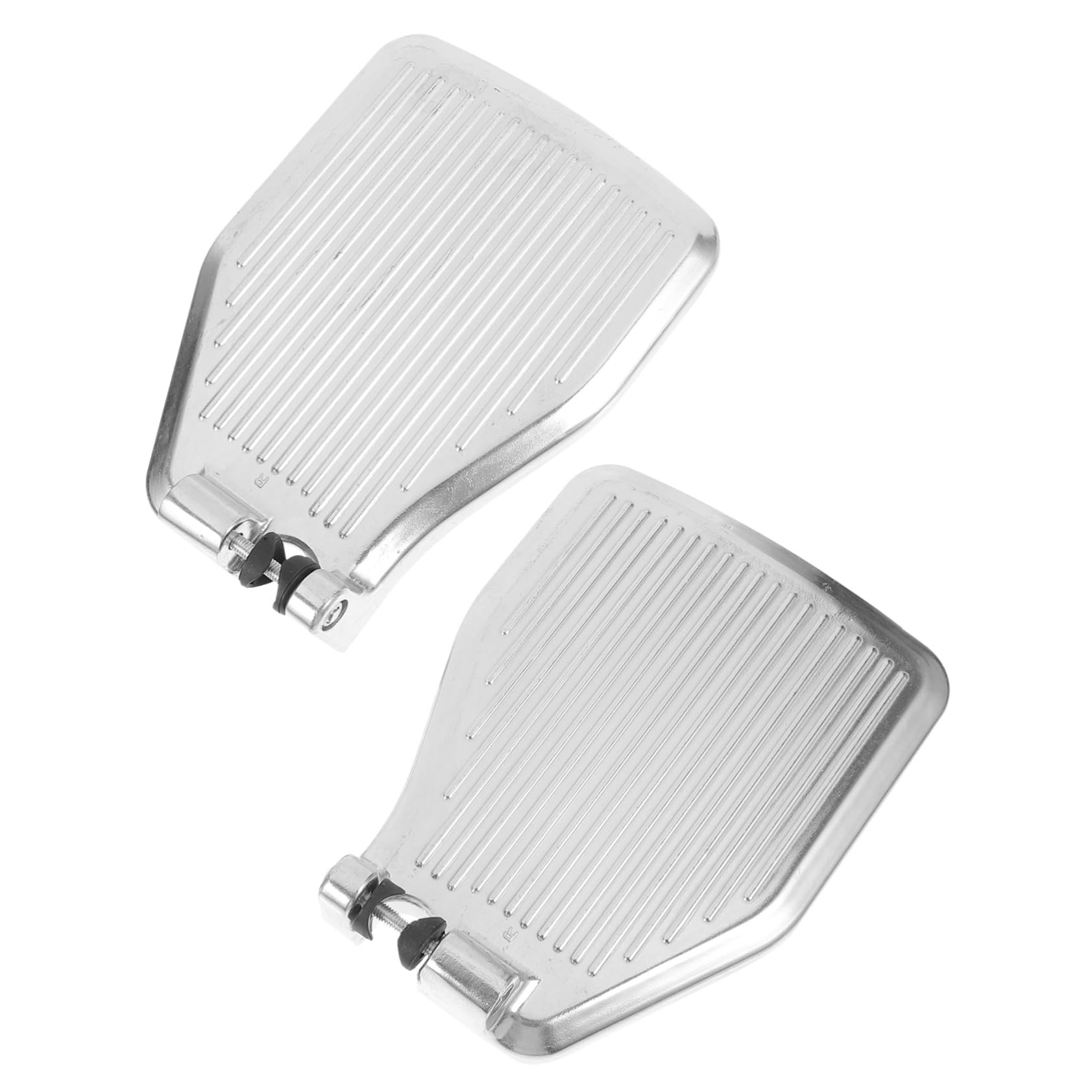 PACKOVE Reposapiés para Silla de Ruedas Aluminio Antideslizante Reforzado Ranura Accesorio Seguro para Pacientes y Personas Mayores Movilidad Diaria