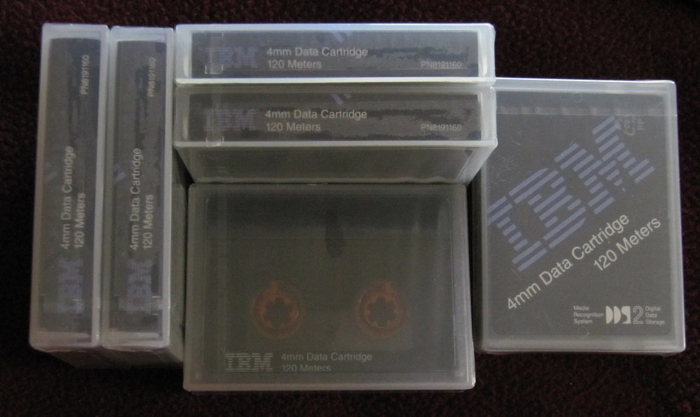 IBM Dds2 4GB 4MM 120M Certified Tape Cart 5-Pack
