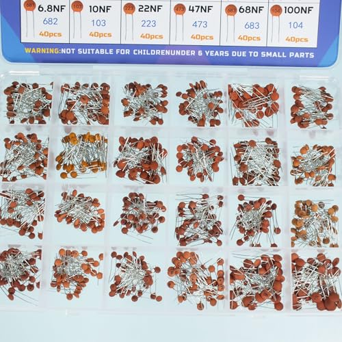 Condensateurs en céramique multicouche de haute précision pour circuits fiables 960 pcs