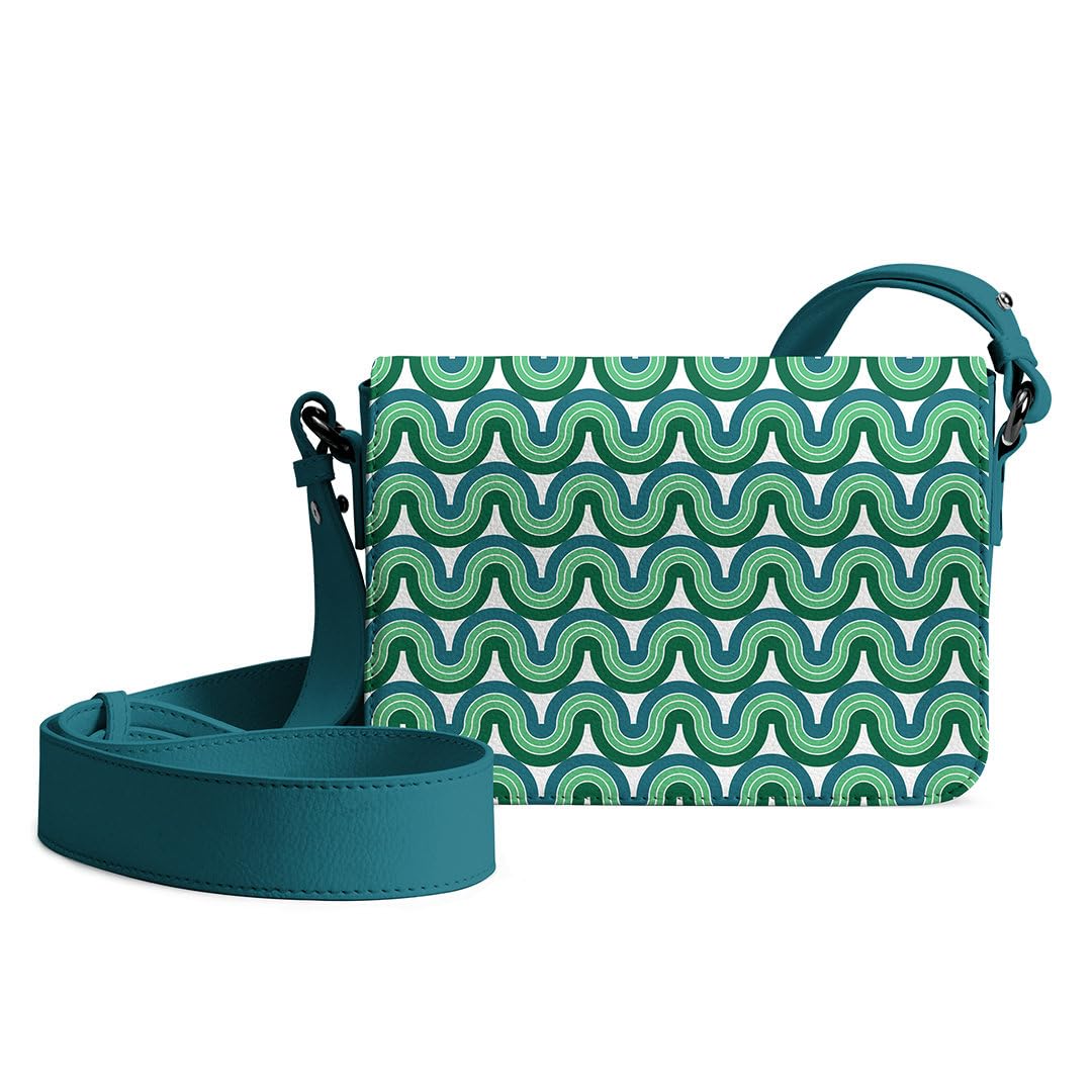 See full amazon price history chart for DailyObjects Sol Box Sling Bag For Women,Girls|Durable Vegan Leather|Stylish Ladies Wallet Purse|Latest Womens Shoulder Western Handbag|Magnetic Flap Closure & Adjustable Wide Strap,Wavey Green DailyObjects Sol Box Sling Bag For Women,Girls|Durable Vegan Leather|Stylish Ladies Wallet Purse|Latest Womens Shoulder Western Handbag|Magnetic Flap Closure & Adjustable Wide Strap,Wavey Green (B09Q5M4V36) Amazon Price History, Amazon Price Tracker