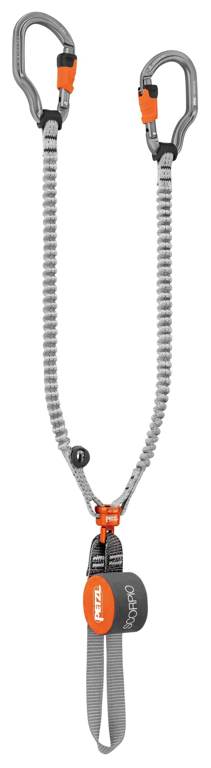 PETZL Lanyard Scorpio Vertigo SW para Adultos, Ideal para Uso práctico, Formato práctico