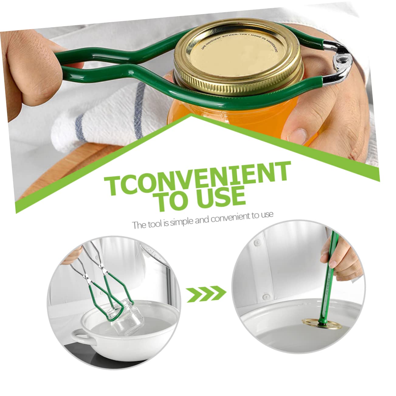 IMIKEYA 7-teiliges Set Konserven-werkzeugsatz Pint Bausätze Sprießen Fritteuse Bausatz Deckel Trichter Luftdicht Ofen Ausrüstung Gadgets Induktionstopf Getränk Spitze Co Maschine Green Pp
