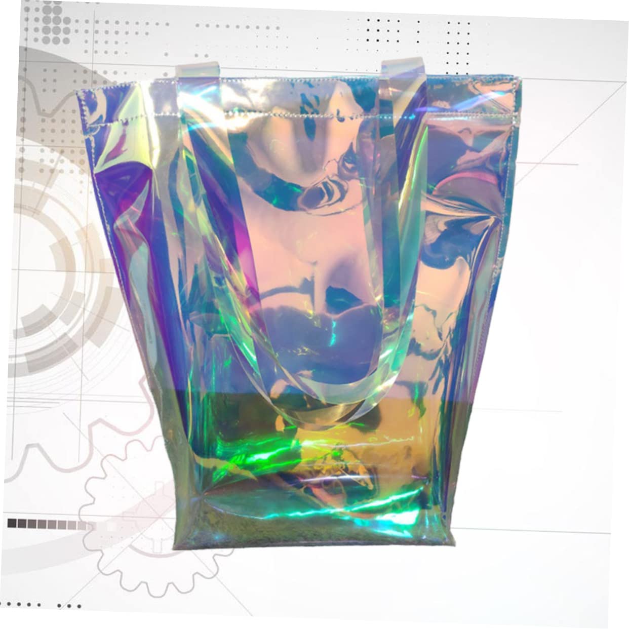 3-Teilige Tasche Buggy-Tasche Gelee-Einkaufs Handy-Geldbörse Gelee-Geldbörse Handy- Aufbewahrungs Hand Durchsichtige Trage Pvc-