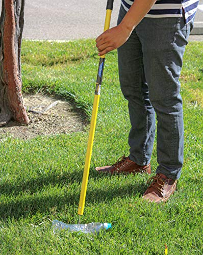 Ettore Trash Picker Debris Nabber, 13" x 29.5", Gold