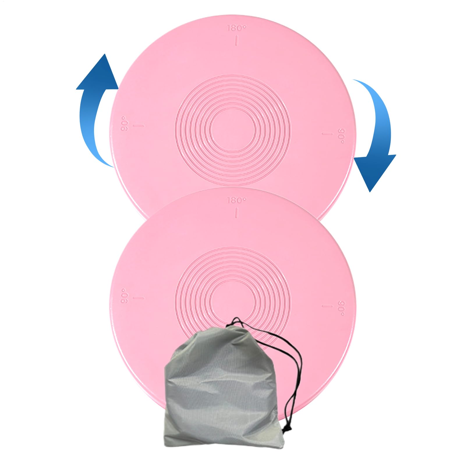 Generisch Disco girevole per balletto, antiscivolo, accessorio per allenamento, palestra, allenamento, riscaldamento, raffreddamento, pattinaggio su ghiaccio