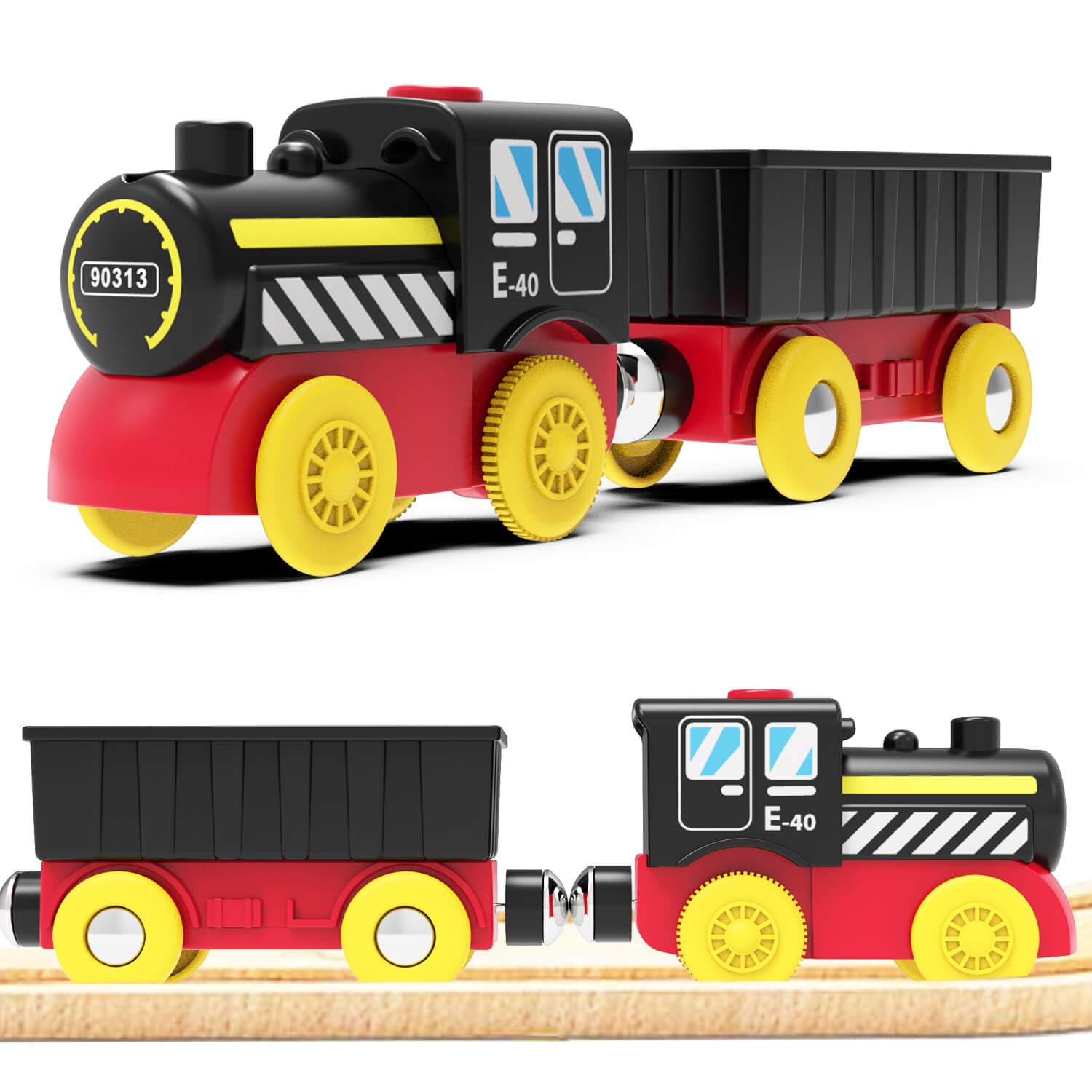 Tren Electrico Juguete Tren De Locomotora A Pilas Con Luz Y Sonido - Compatible Con Thomas, Brio Y Chuggington Tren Motorizado Niños Tren Electrico Juguete Tren De Locomotora A Pilas Con Luz Y Sonido - Compatible Con Thomas, Brio Y Chuggington Tren Motorizado Niños