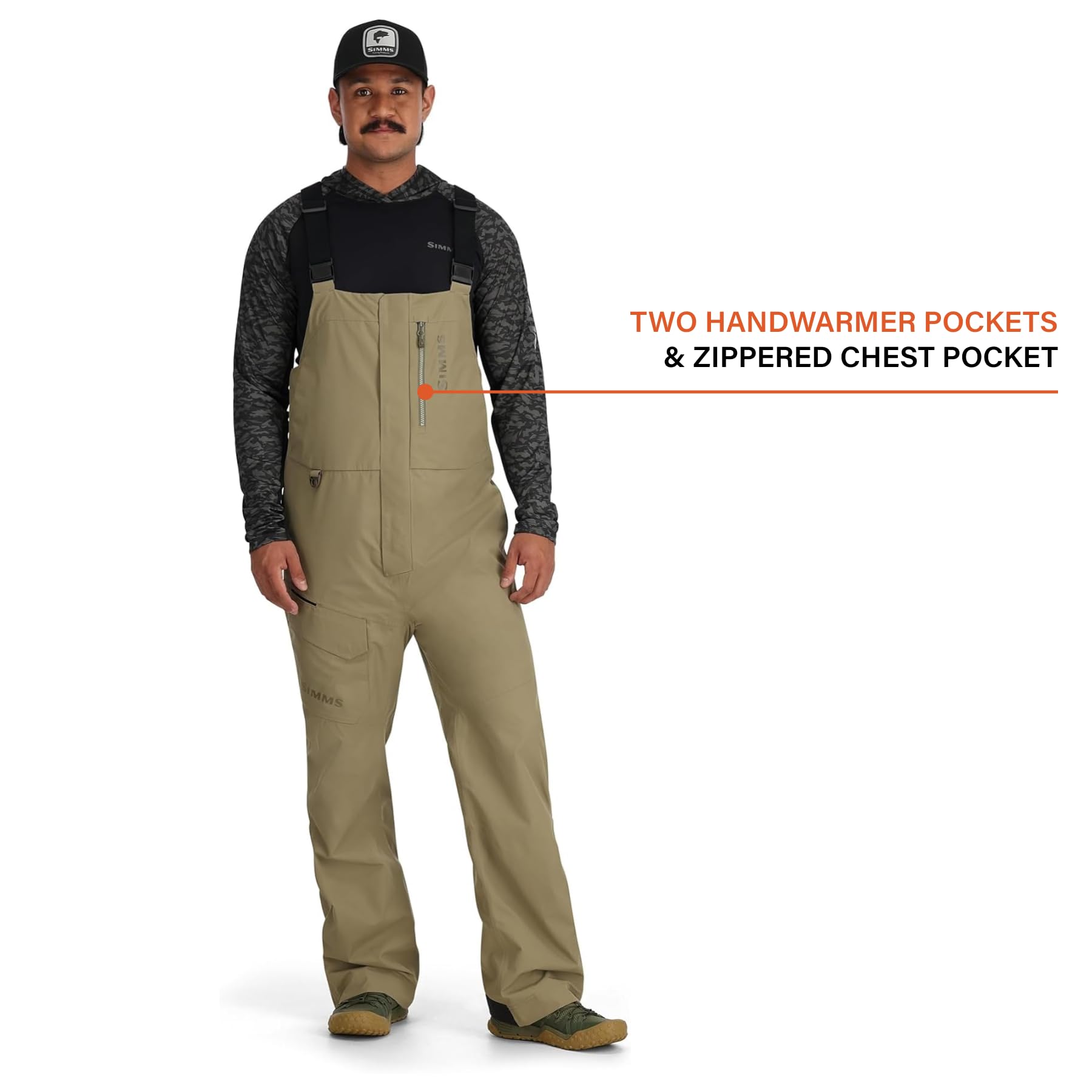 Simms Fishing Products Challenger Isoliertes Lätzchen für Herren
