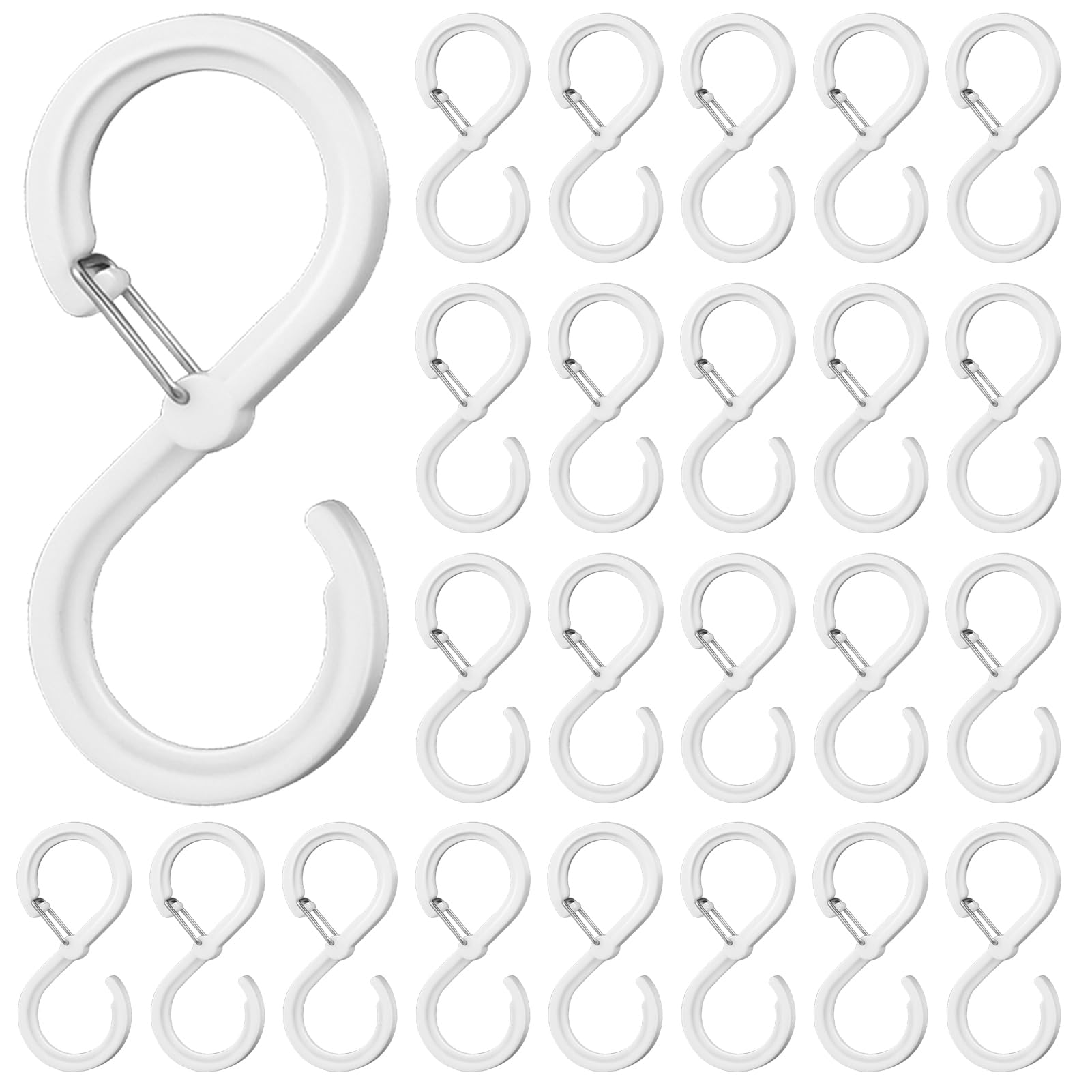 Lot De 9 Crochets De Suspension En S - Anti-chute - Diamètre