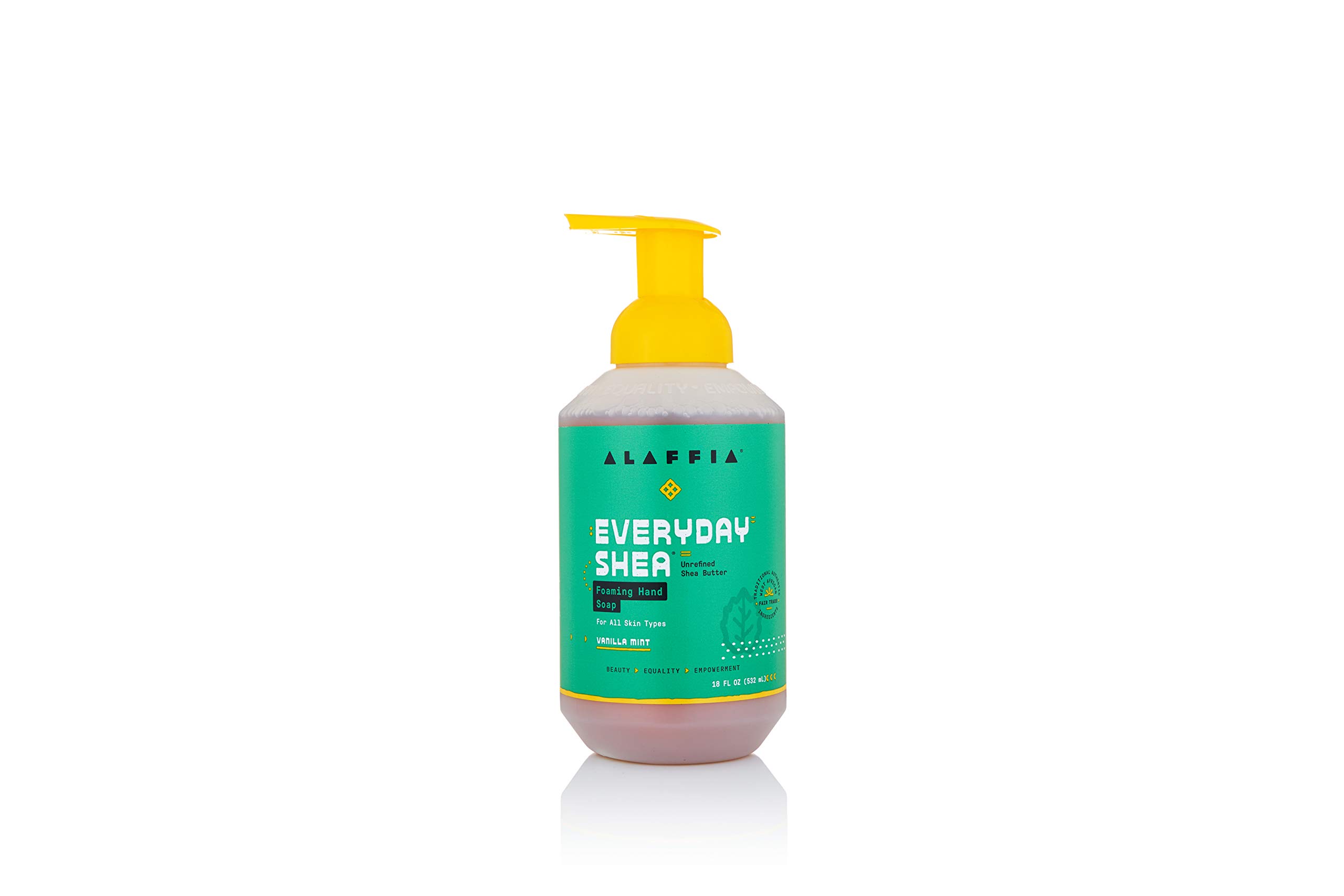 (Vanilla Mint) - Alaffia - Everyday Shea Foaming Hand Soap - Vanilla Mint, 530ml liquid