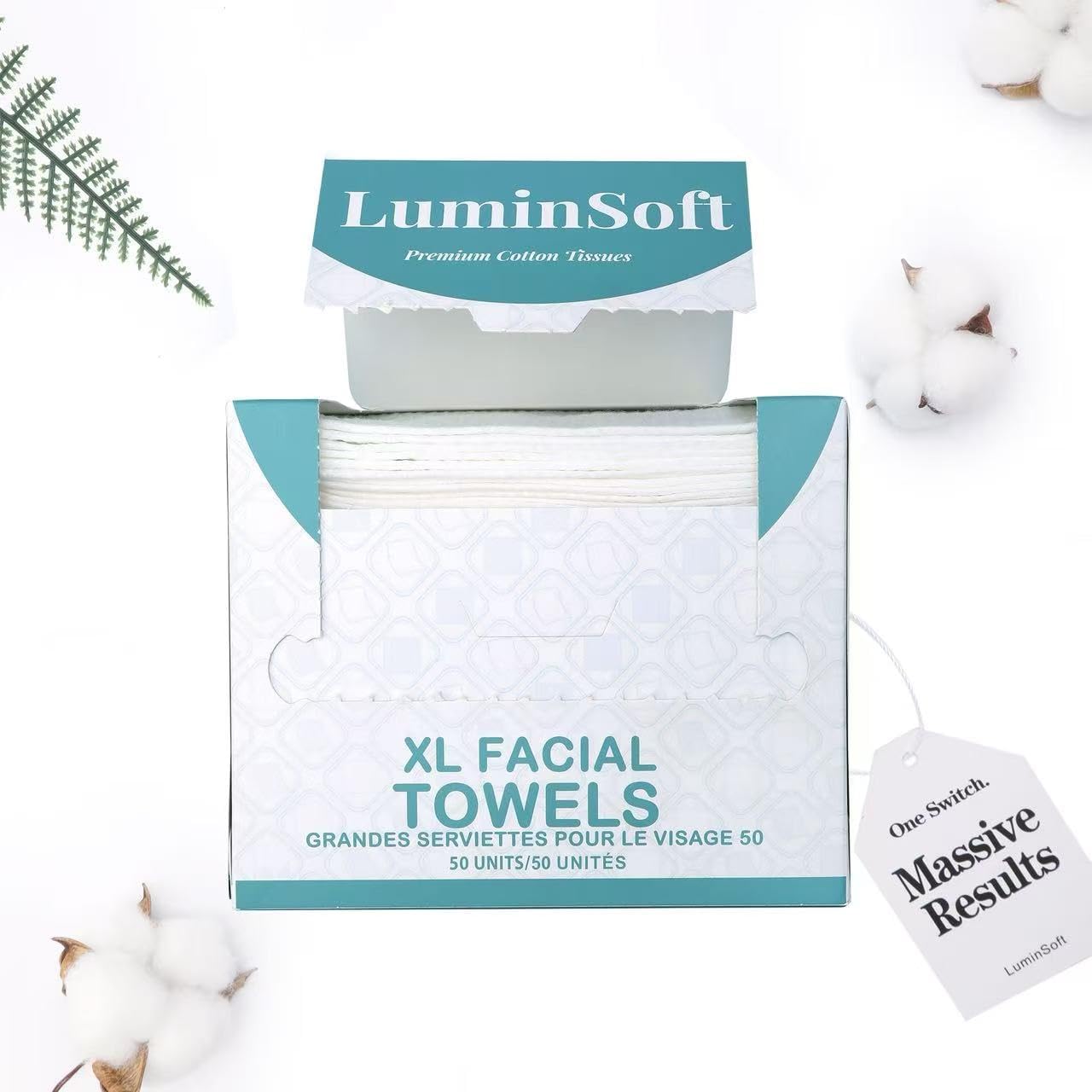 Facial Towels XL, Ultra Soft, 100% FDA Approved Disposable Face Towelettes for Skincare, Makeup Removal Dry Wipes, ACNE Eczema Association Accepted, All Skin Types, 50 Ct, 1 Pack Facial Towels XL, Ultra Soft, 100% FDA Approved Disposable Face Towelettes for Skincare, Makeup Removal Dry Wipes, ACNE Eczema Association Accepted, All Skin Types, 50 Ct, 1 Pack