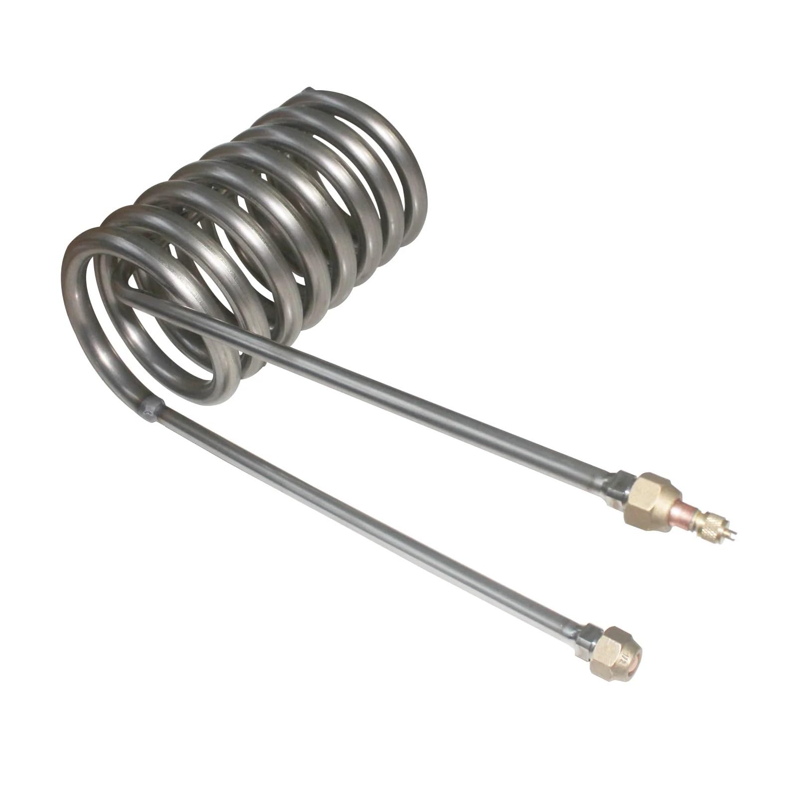 Generisch QL Supply Co Titan Rohr Spule Verdampfer 1P-2P Kühlung Titan Rohr for Aquarium Aquarium Kühler Ersatz Wärmetauscher 1PC(1P)