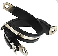 Vista 1 de OZXNO Abrazaderas de cable de 1-34 pulgadas, abrazaderas de tubo de goma de acero inoxidable 304, abrazadera de manguera de metal, abrazadera