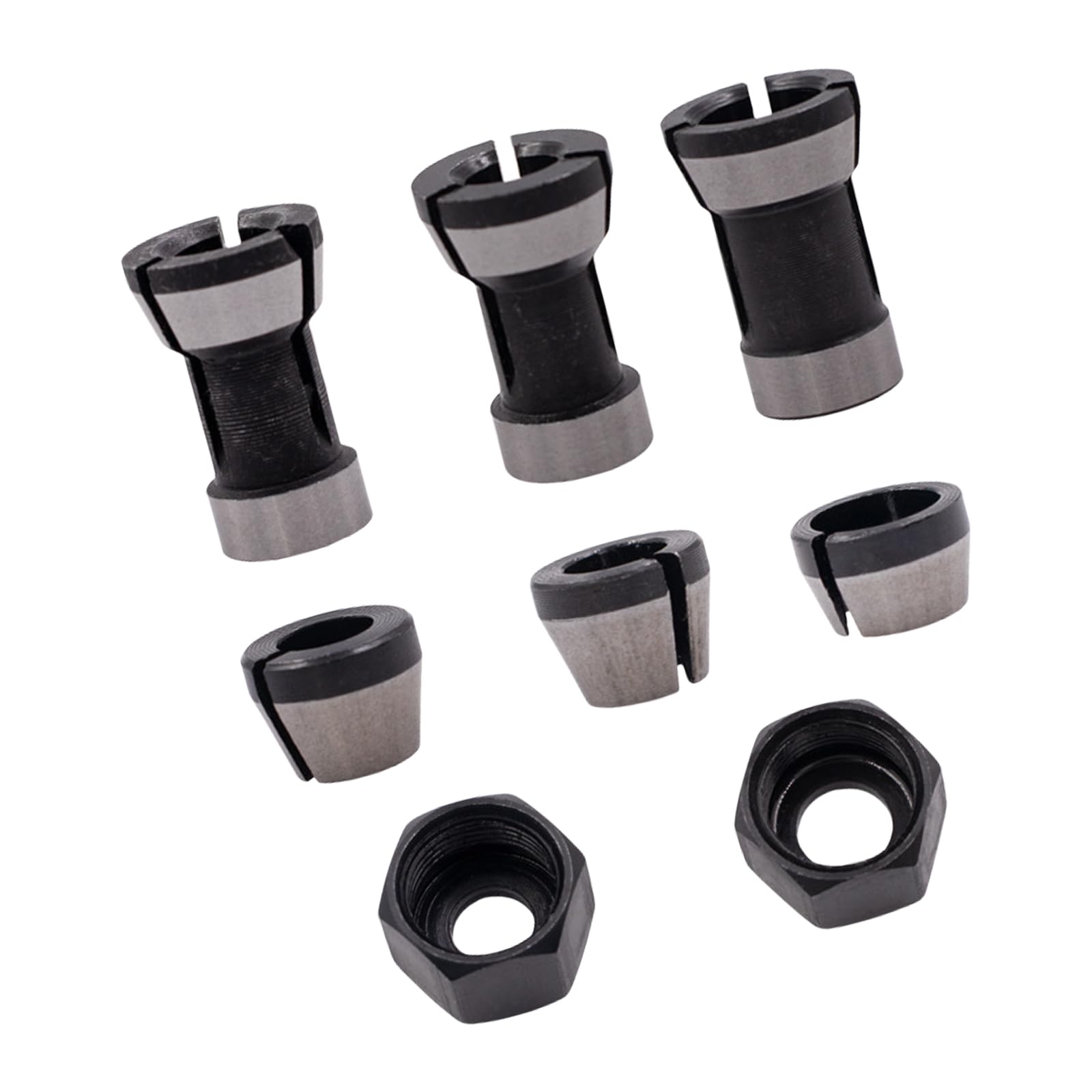 Jazuaiao Woodworking Accessories 6Mm 6.35Mm 8Mm Engraving Machine Collets Routers Angles Grinder Chucks Head Woodworking Routers Accessories