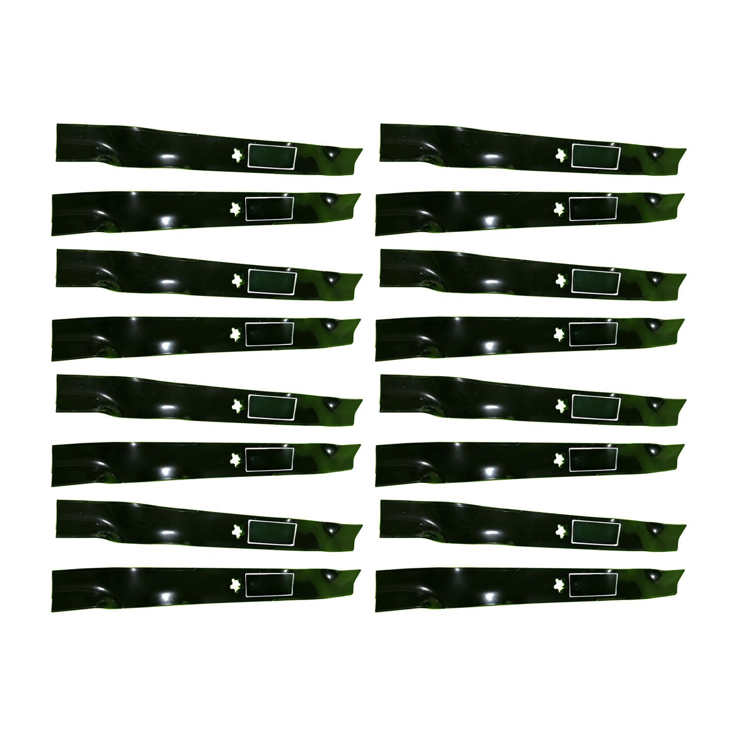 Juego de 16 cuchillas para cortacésped de 42 pulgadas 134149 532134149 777134149 compatible con Craftsman LT1000 LT2000 YT3000 compatible con Husqvarna YTH2042 YTH18542 compatible con