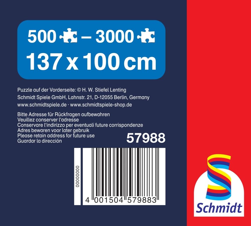 Schmidt Chattanoga Puzzle – 1000 Pezzi, Fatto In Italia, Alta Qualità