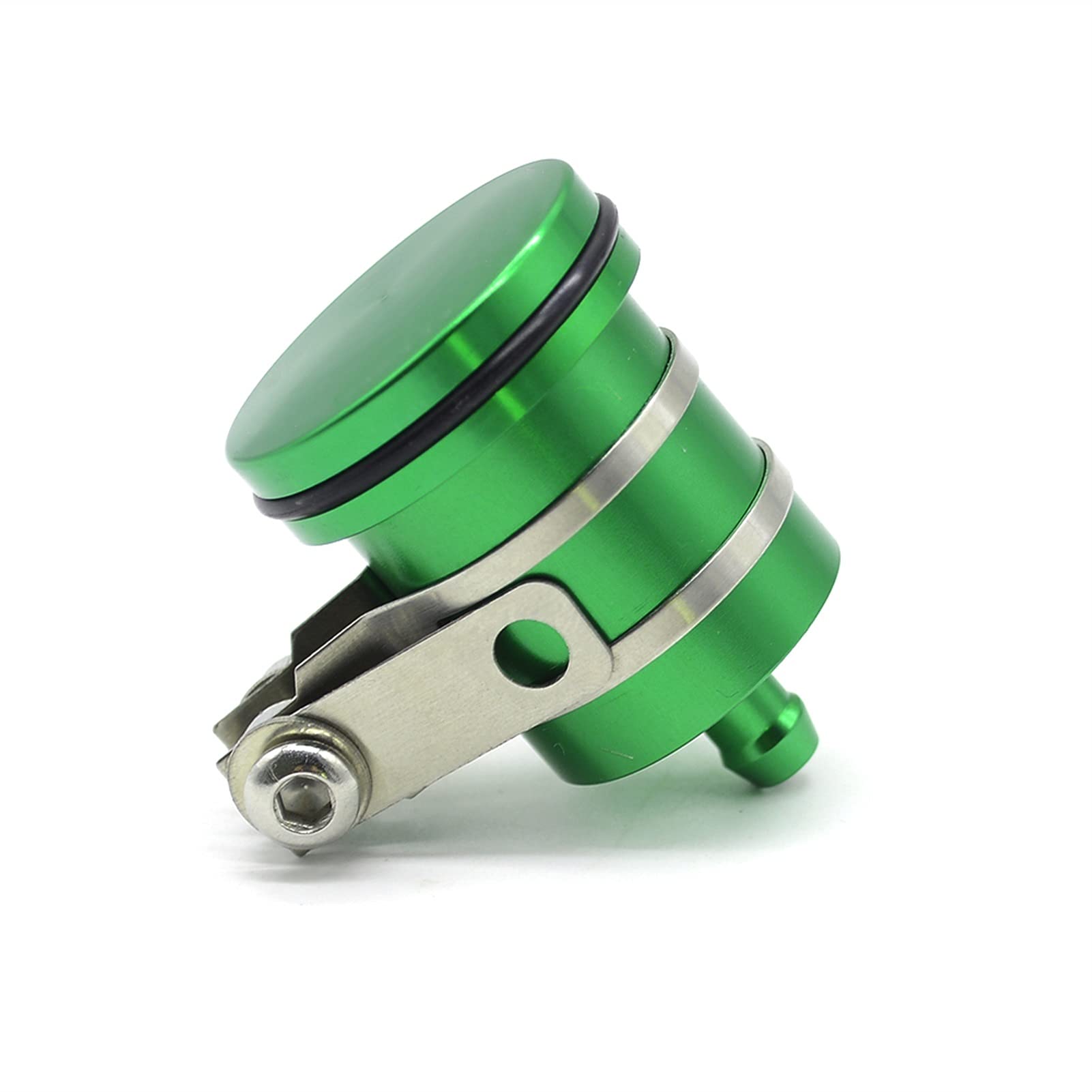 Universale Billet Freno Posteriore Serbatoio Grigio Moto Serbatoio Fluido Tazza Olio per Yamaha MT09 MT07 YZF R1 R6 FZ1 XJR1300 MT-07 MT-09 Moto Parti (Color : Green)