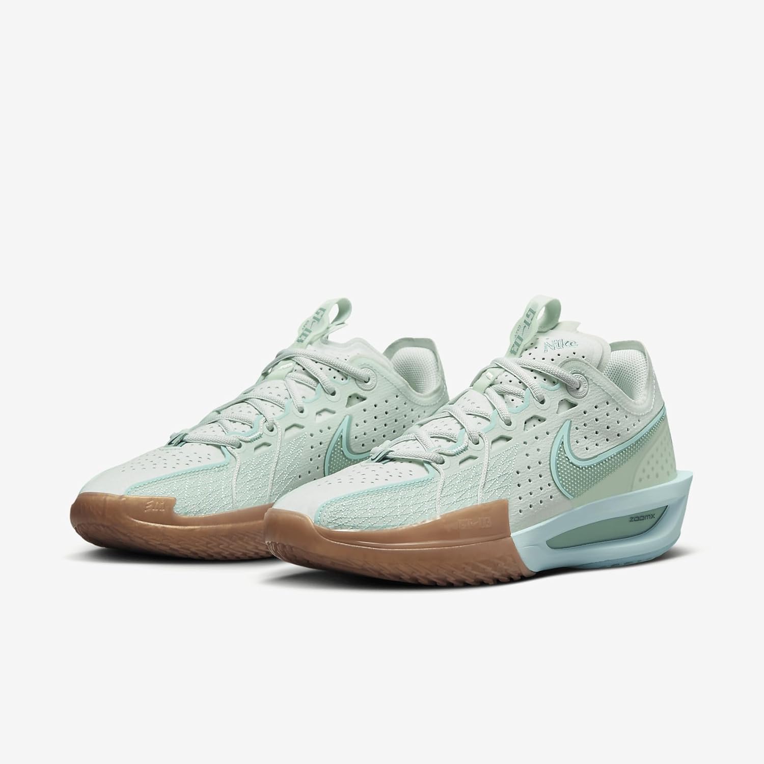 Nike G.T. Cut 3 Women's Basketball Shoes (HF1571-300, Barely Green/Mineral/Vintage Green/Jade Ice) Size 5 - Image 5