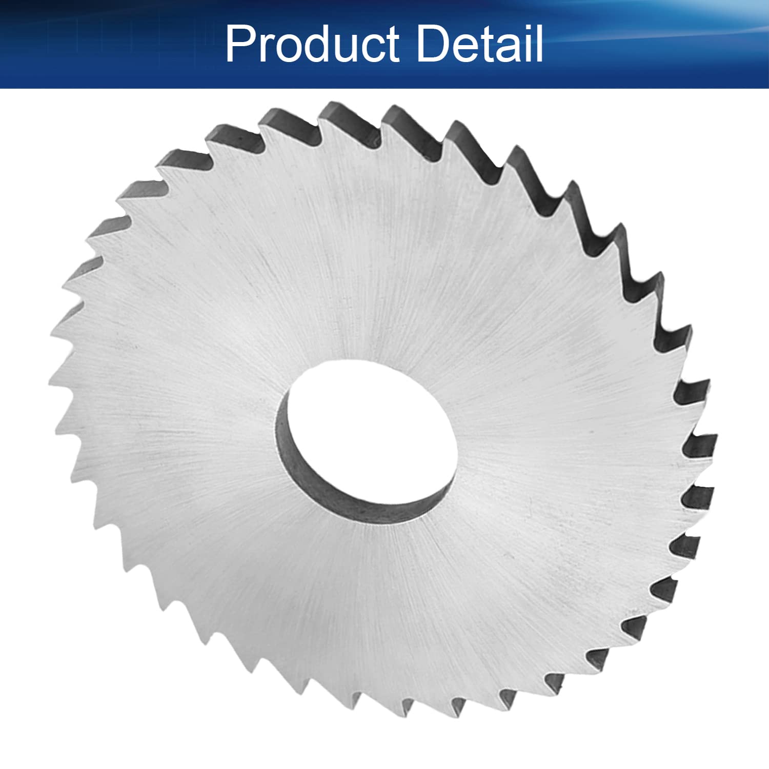 Auniwaig HSS Circular Metal Cutting Saw Blade Discs, 36T Round Slitting Saw Cutter, 80mm x 22mm x 5mm, for Rotary Tool Cutting Wheel