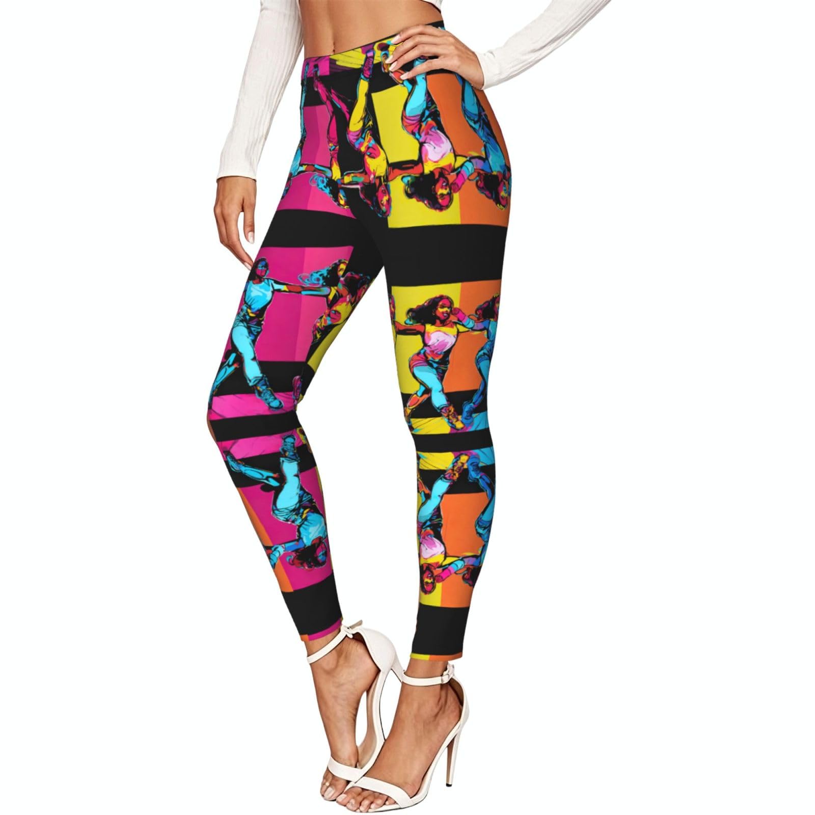 Leggings de gimnasia sin transparencias de compresión suave para mujer 7