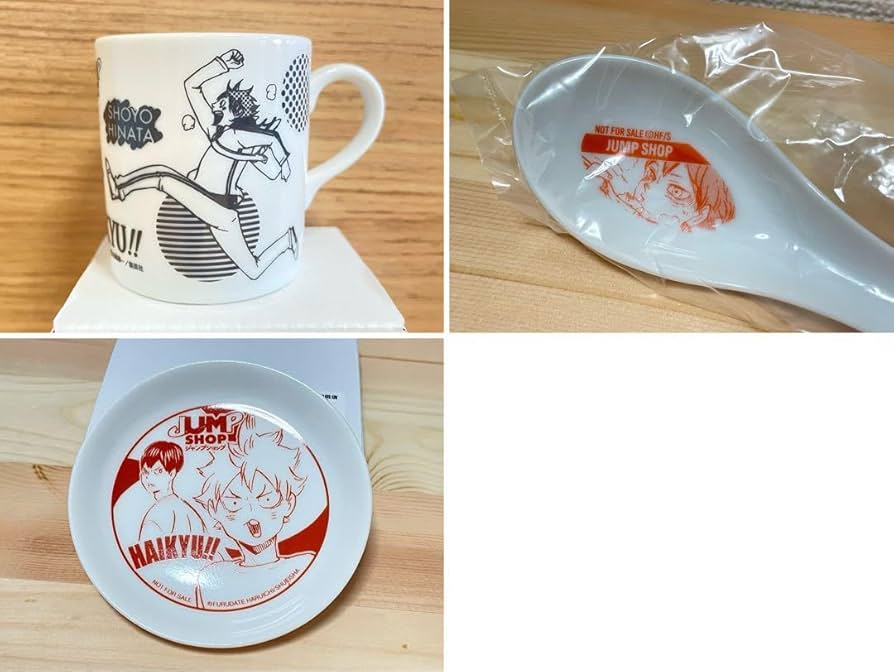 Amazon | ハイキュー 3点セット れんげ 小皿 マグカップ 食器