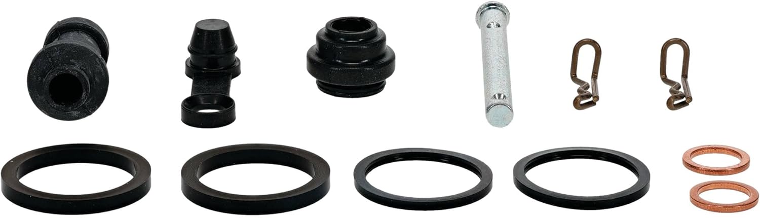 All Balls Racing 18-3046 Front Brake Caliper Rebuild Kit Compatible with/Replacement For Husaberg 390FE 2010-2011, 450FE 2009-2011, 570FE 2009-2011, 570FS 2010-2011, FE250 2013-2014