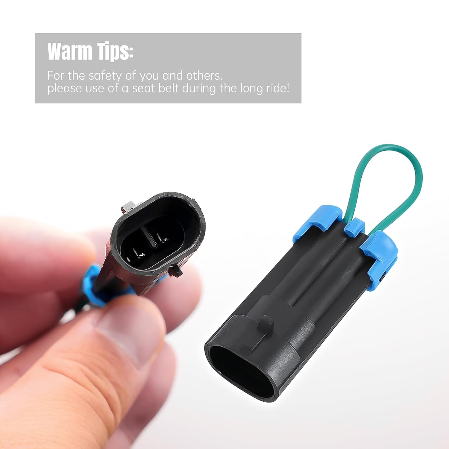 2PCS UTV Seat Belt Bypass Harness Override Plug for Polaris RZR Ranger 570-1000 XP Accessories, Can-Am Commander Maverick Defender, 2025 Compatible Seatbelt Extender