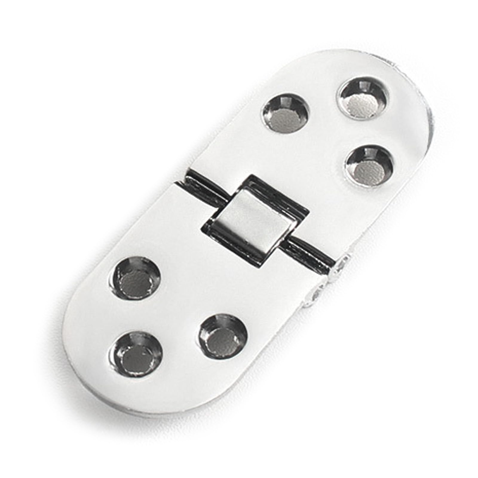 Buxuaaaa Silver Cabinet Door Concealed Hinge 180 Degree Folding Table Hinges Zincs Alloy Flush Mounted Hinges Hardware Adjustable Cabinet Door Concealed Hinge