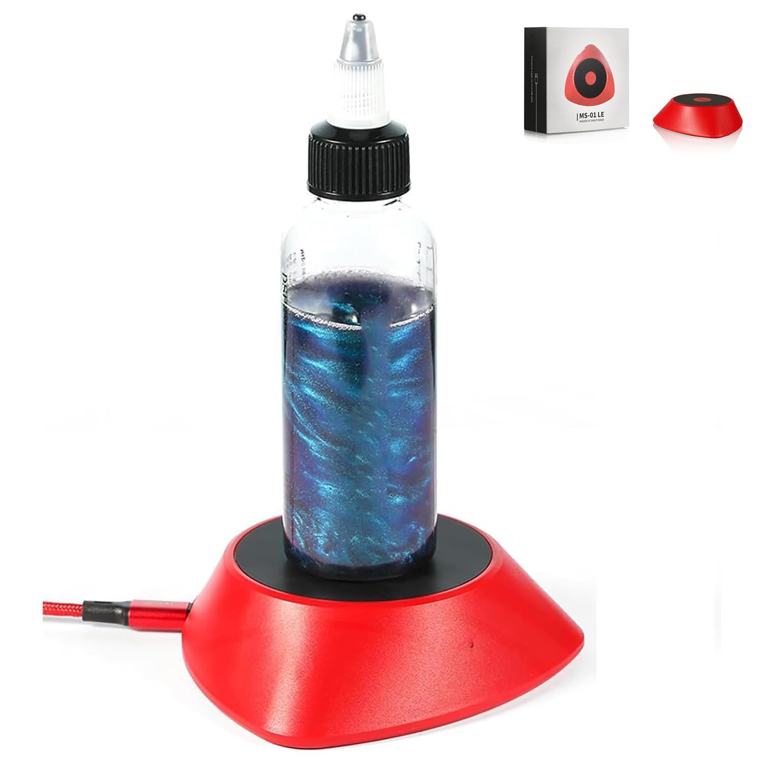Mélangeur de peinture vortex à 10000 TR/Min doté de 20 rotors magnétiques en acier 440c