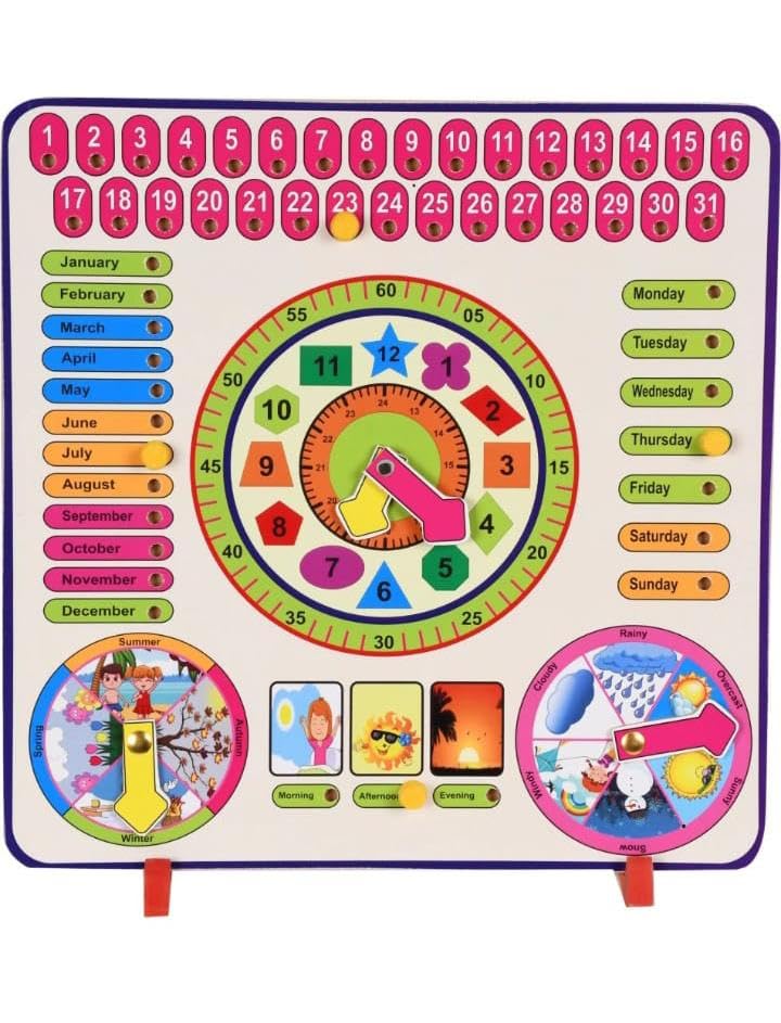 See full amazon price history chart for All in One Wooden Calendar/Clock/Seasons/Weather, Puzzle Learning Board for Kids All in One Wooden Calendar/Clock/Seasons/Weather, Puzzle Learning Board for Kids (B0CDXTM9G5) Amazon Price History, Amazon Price Tracker