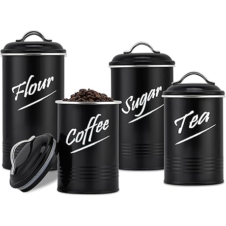 Canisters Sets for The Kitchen, Stainless Steel