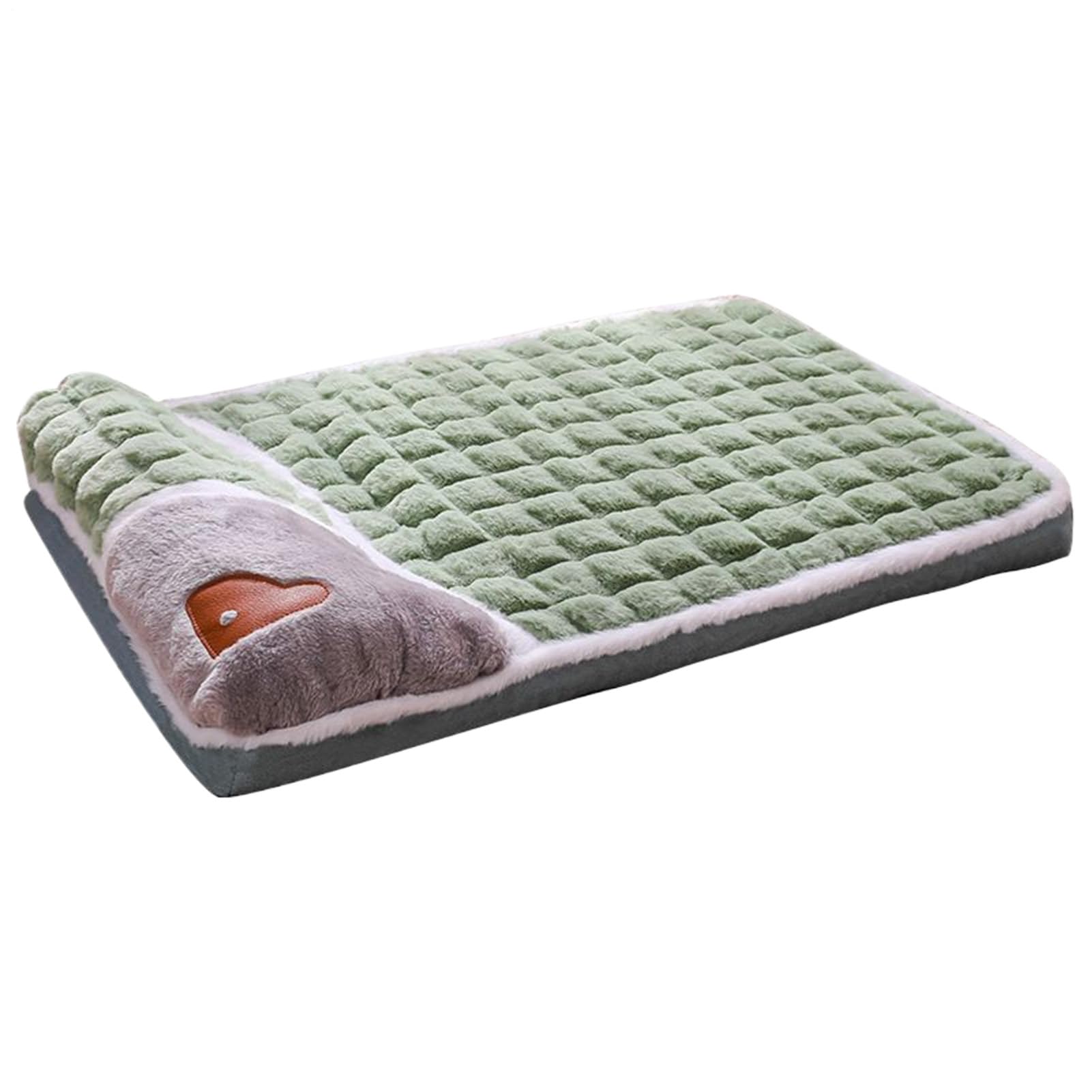 Coussin pour caisse de transport pour chien grand modèle tapis peluche lavable intérieur