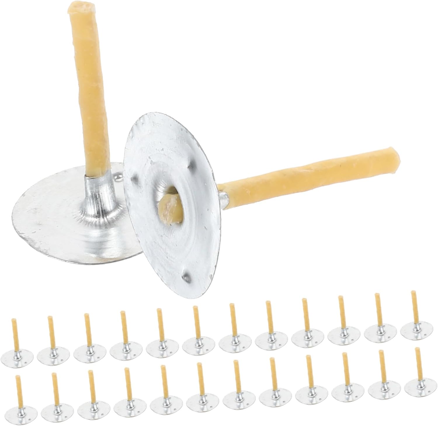 TEHAUX 300pcs Base Candle Wicks for Candle Making Multifunctional Wicks for Paraffin Beeswax Vegetable Waxes for and Creative Projects