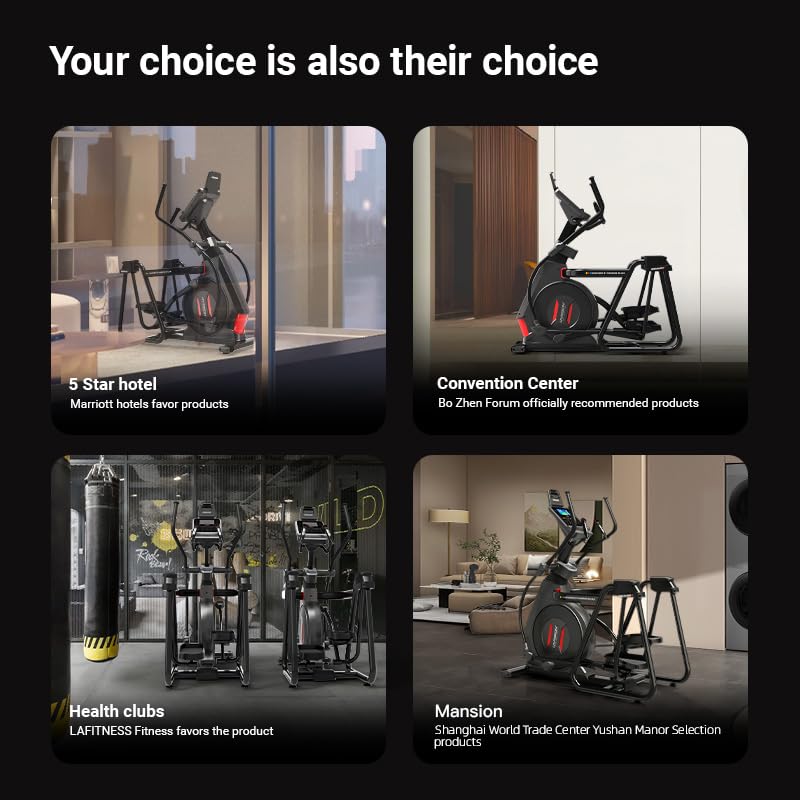 Image of HARISON Elliptical Exercise Machines, Elliptical Machines for Home Use, Elliptical Training Machines with 20IN Stride and 32-Level Electromagnetic Resistance
