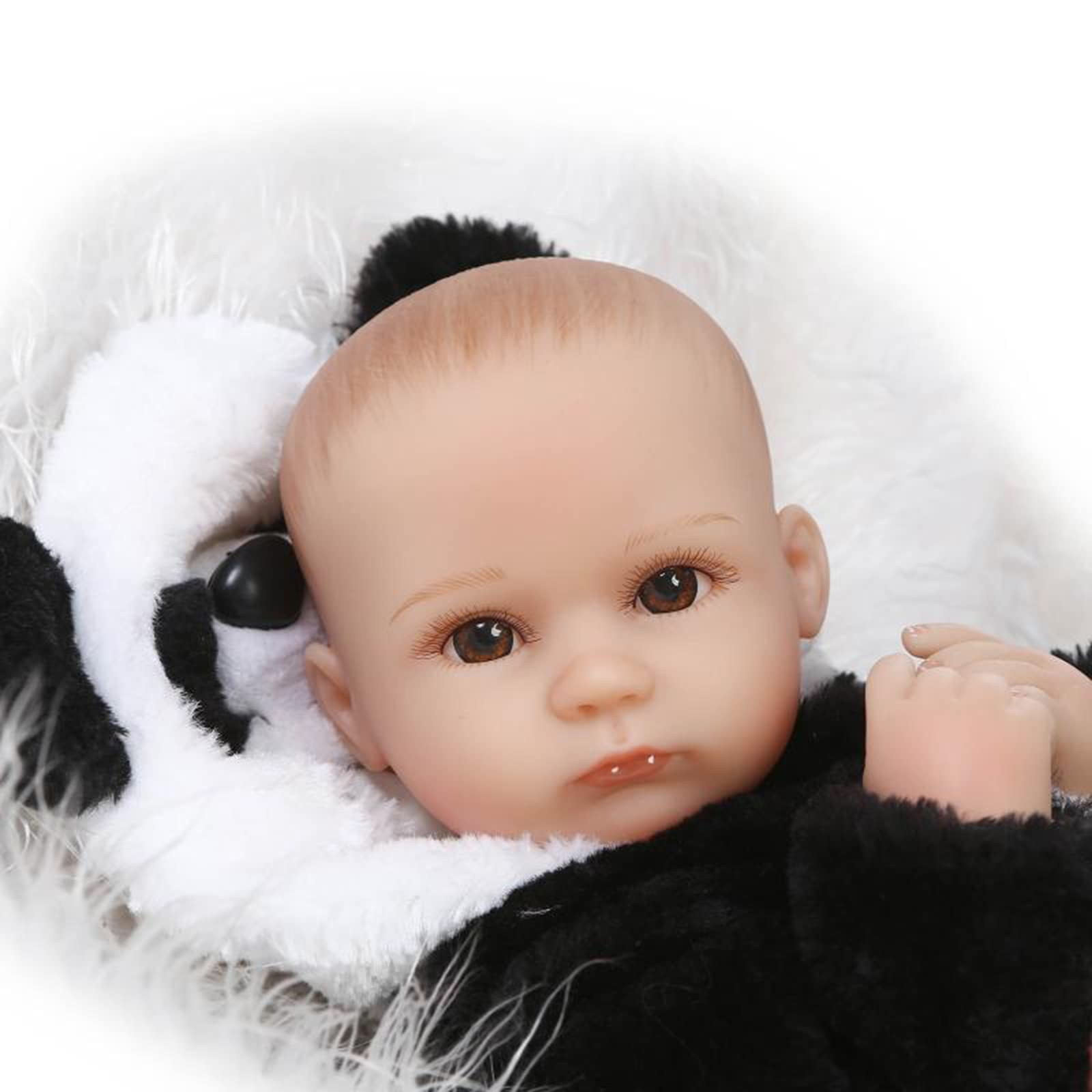 Amazon.co.jp: 42CMリアルな赤ちゃんかわいいボールドボーイソフト