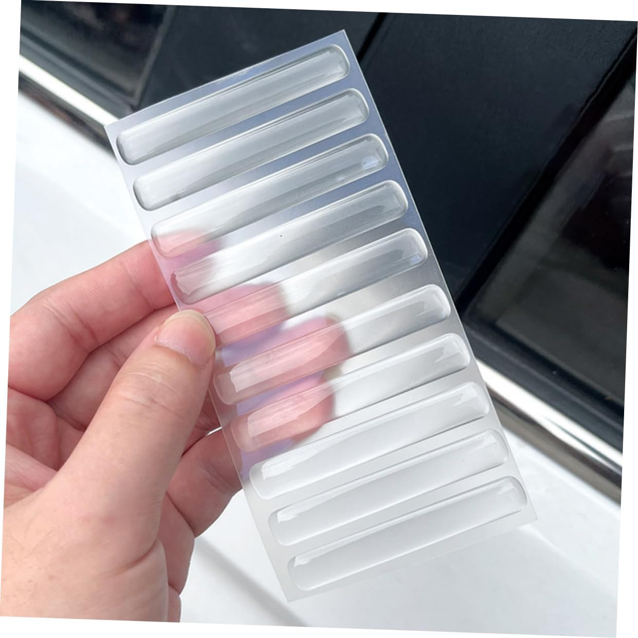 10sheets Cabinet Bumper Pads Sliding Door Bumpers Drawer Adhesive for Cabinet Doors