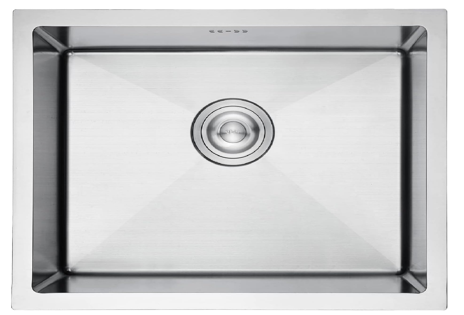 RUMO 6045 Undermount top Mount Kitchen Sink 600 x 450mm Single Large Deep Bowl Supreme Quality Includes Wastes