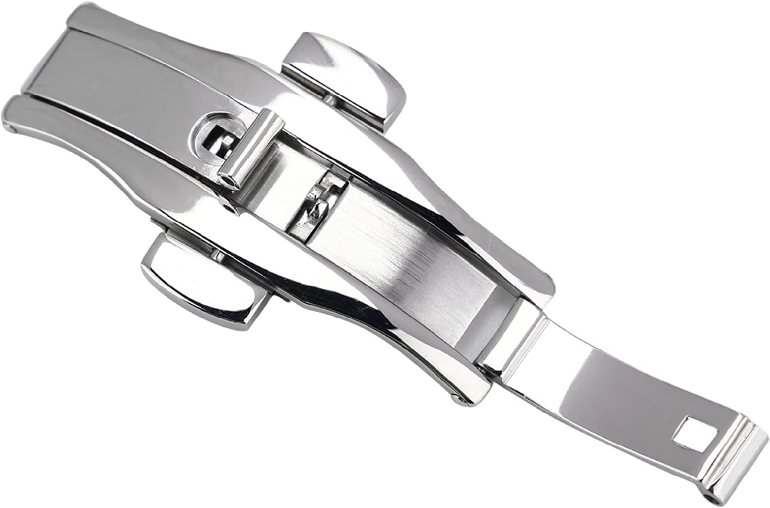 Butterflys Deployment le with Automatic Double K Clasp for Men's Watch Strap- and Stylish