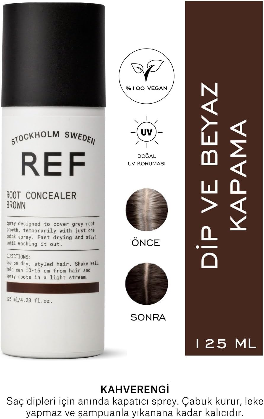 REF STOCKHOLM-Ref Root Concealer Brown 100 Ml Saç Dipleri Için Anında Kapatıcı Sprey - Kahve