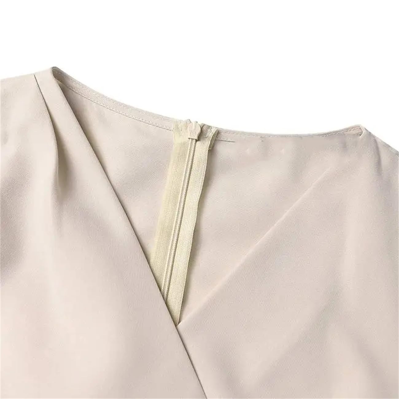 Yeuyyben Abiti da donna con scollo a V Casual Estate Partito Bodycorn Vestito Manica Corta Femme Elegante Lavoro Sundress Slim Robe