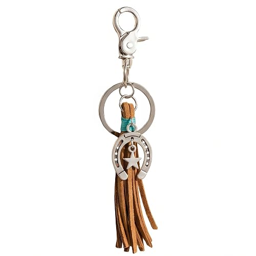 Aoekaff Lucky Horseshoe Keychain - Vintage Metal Horse Shoe Bag