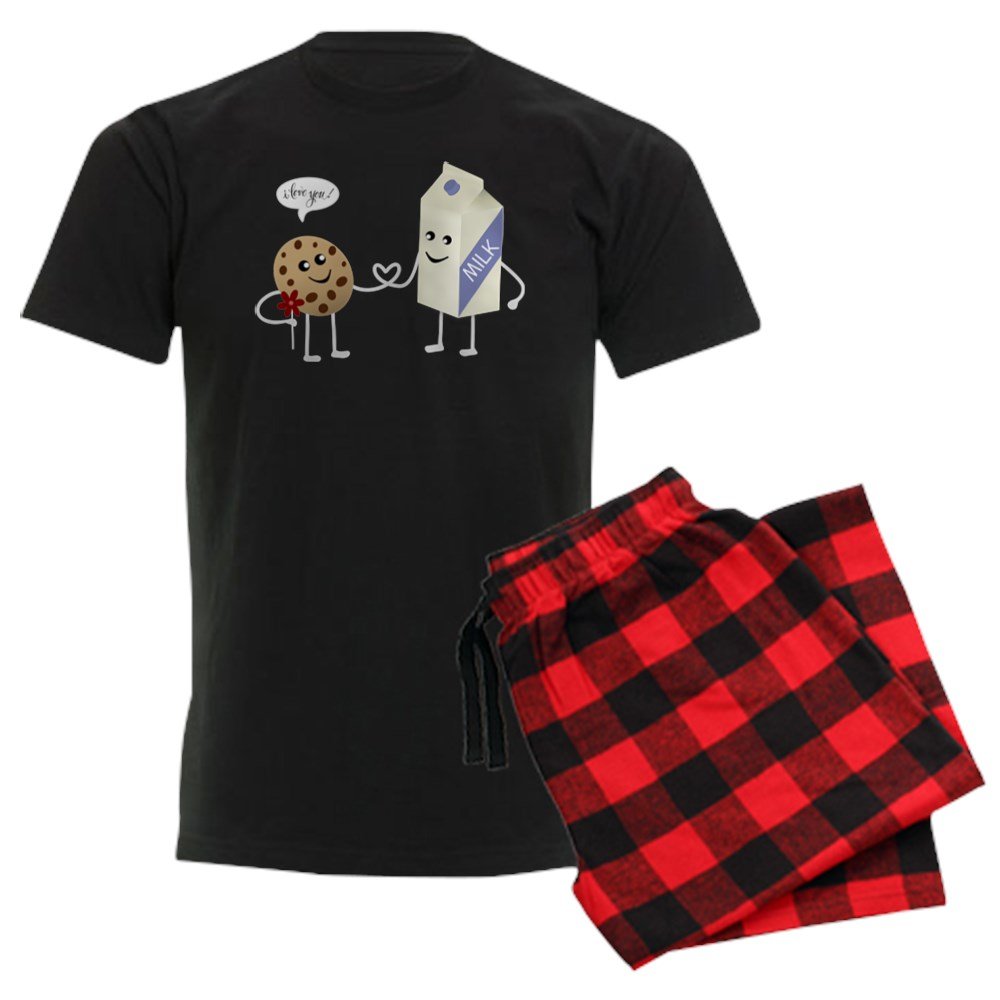 CafePress Cute Couple Milk And Cookie Pajamas Pajama Set