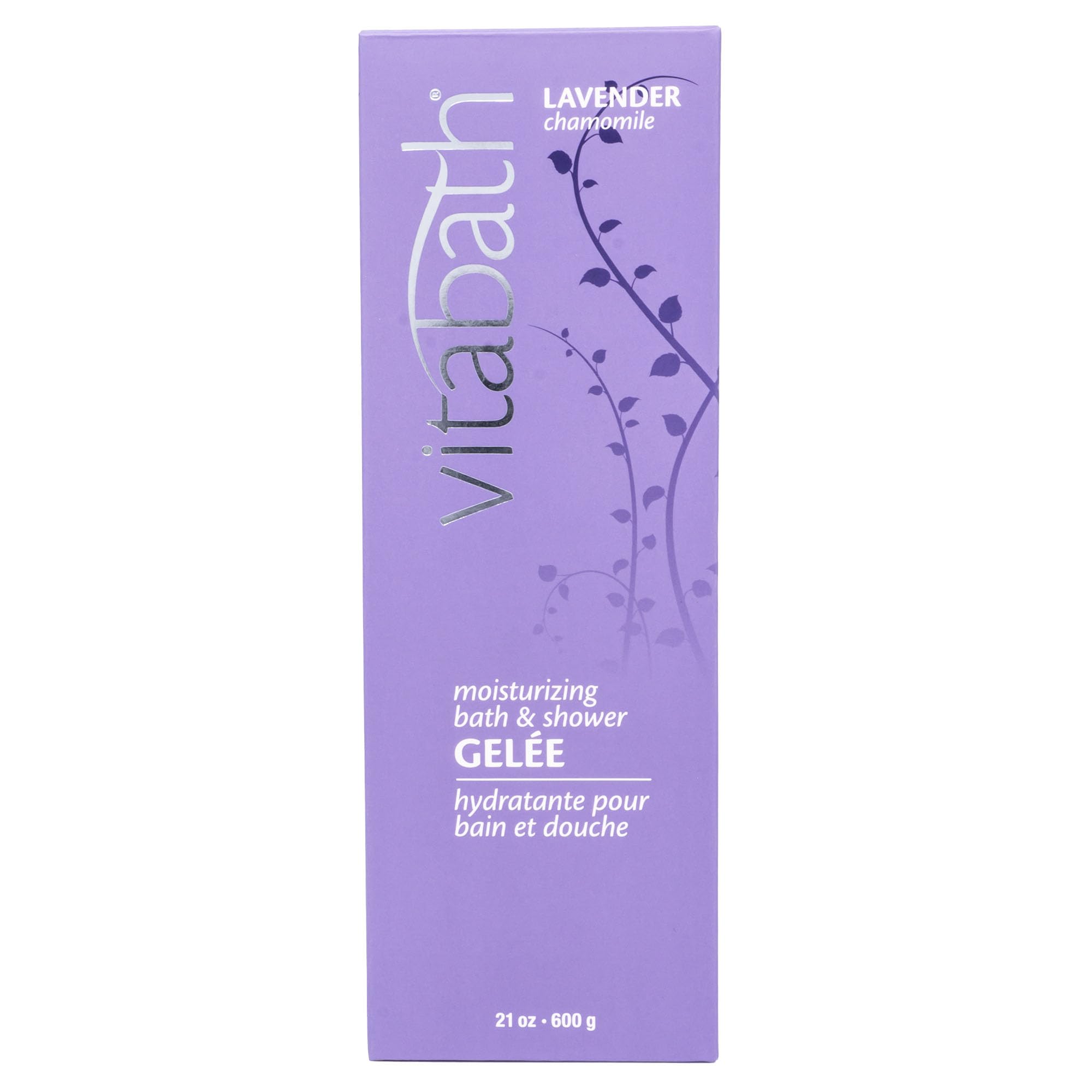 Gel hidratante de manzanilla lavanda para baño y ducha, calmante e hidratante, suavizante botánico de la piel, cuidado de la piel, limpiador corporal y gelee espumoso, 21 onzas 6