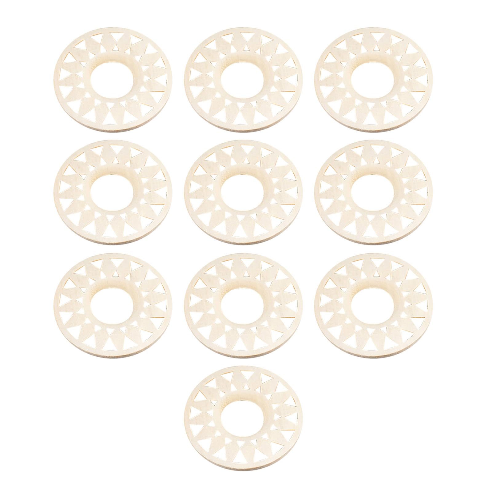 10 Divisions Round Base for Crystal Globes Decorative Flower Incised Display Stands Wooden Stand Sturdy Round Base Handcrafted Ornament Stand Decorative Wooden Sphere Pedestal Natural Platform