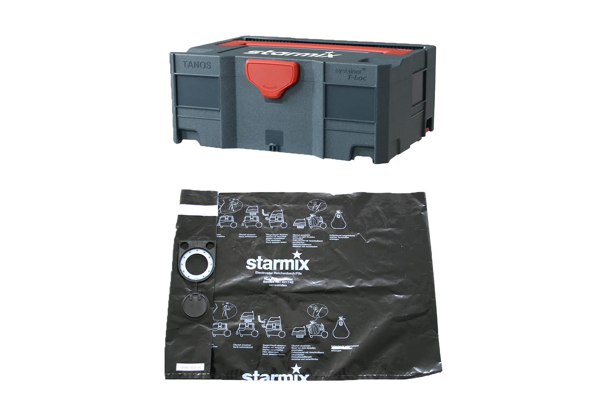 StarmixSTARBOX II FBPE 25-35 (Systainer Box Size 2 - Height Approx. 15.5 cm, Includes PE Emptying/Disposal Bags - Pack of 5)