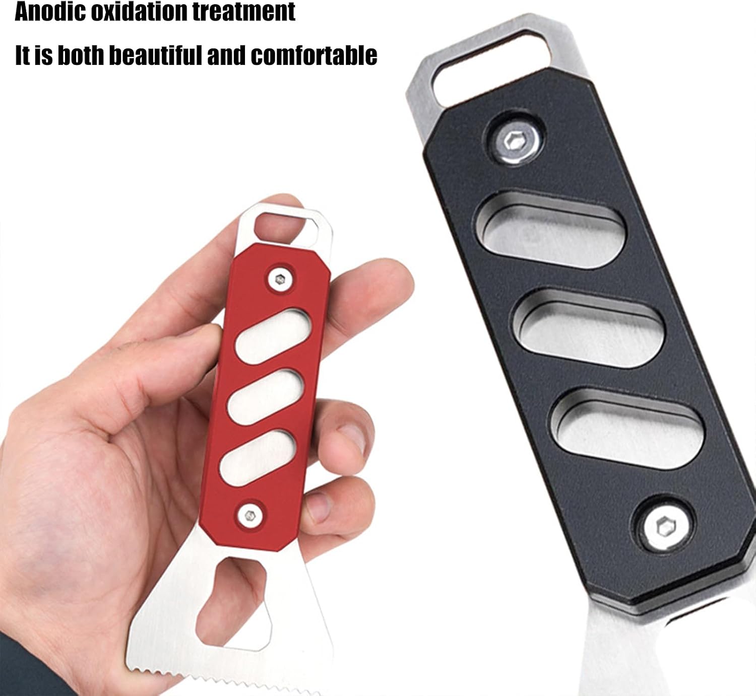 Multipurpose Surfaces Glues Applicator Tool Stainless Steel Serrated Edges Glues Spreader Scraper with Aluminum Handle Scraper for Woodworking