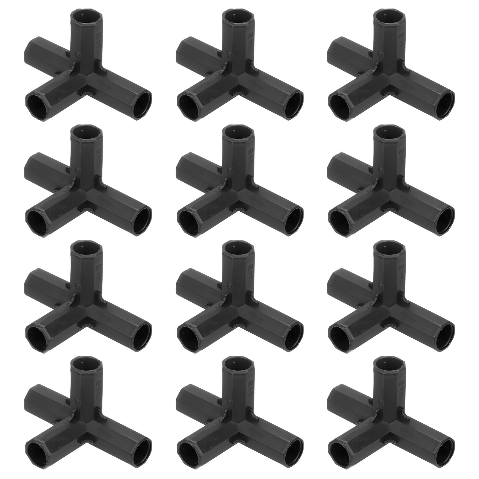 M METERXITY 12 Pcs 11mm Greenhouse Frame Building Connectors