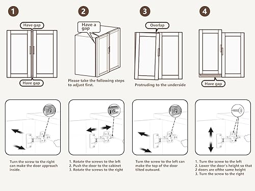 Miniatura 6 de Loomie Armario de despensa de cocina con almacenamiento de basura inclinable y estantes laterales de 5 niveles, cacerola independiente con soporte