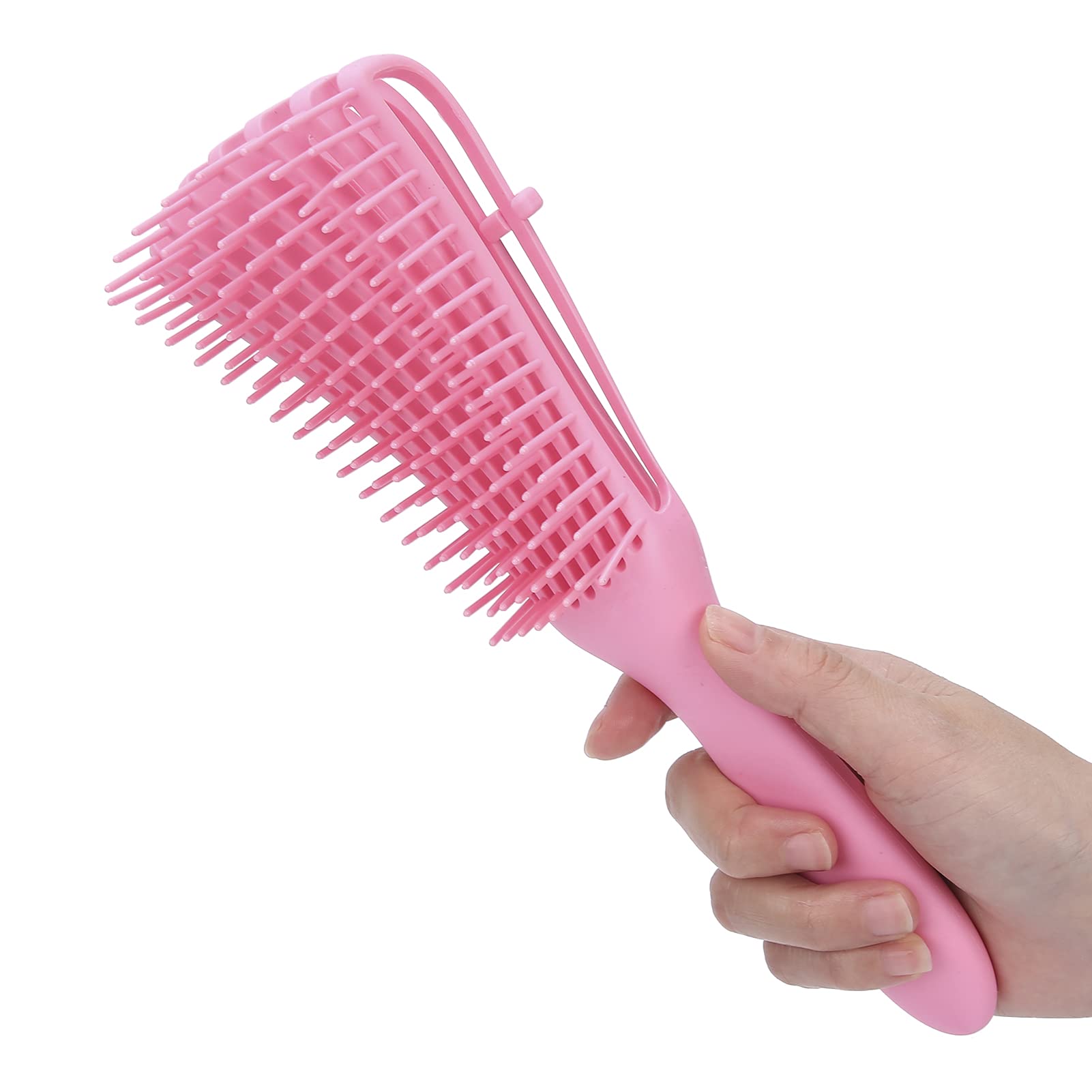 Snufeve6 Hair Detangling Brush, Ultra Soft Detangler, 8 Rows Elastic Brushes, Non Slip Matte Surface - Image 2
